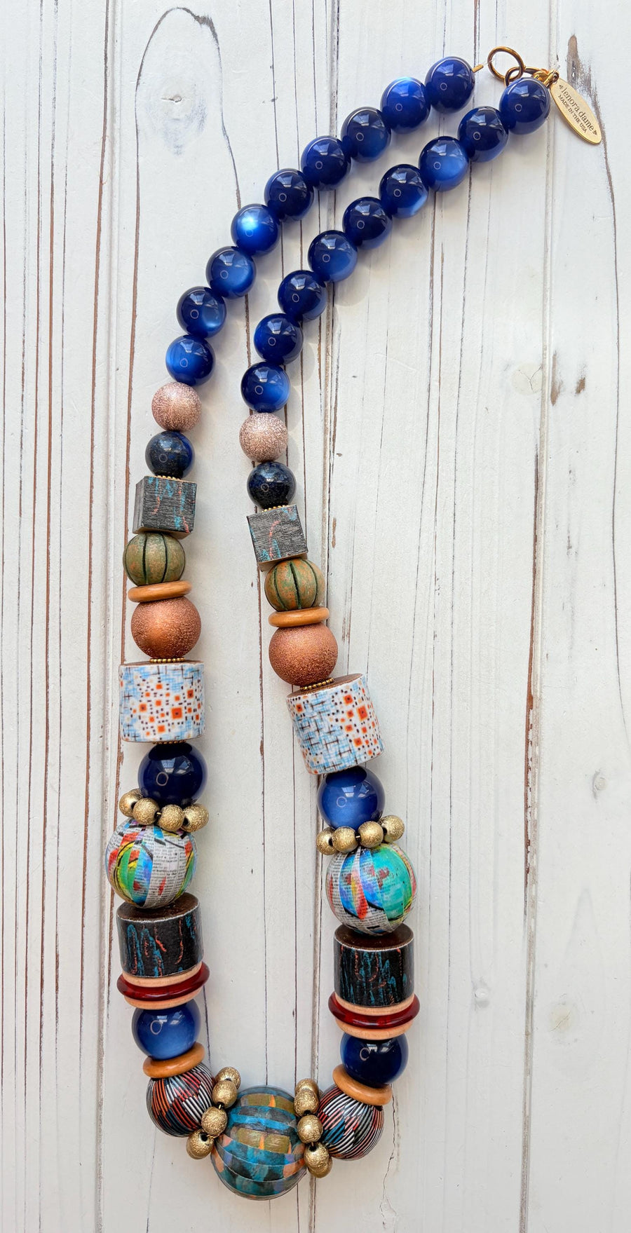 Newsworthy Long Queen Mum Necklace