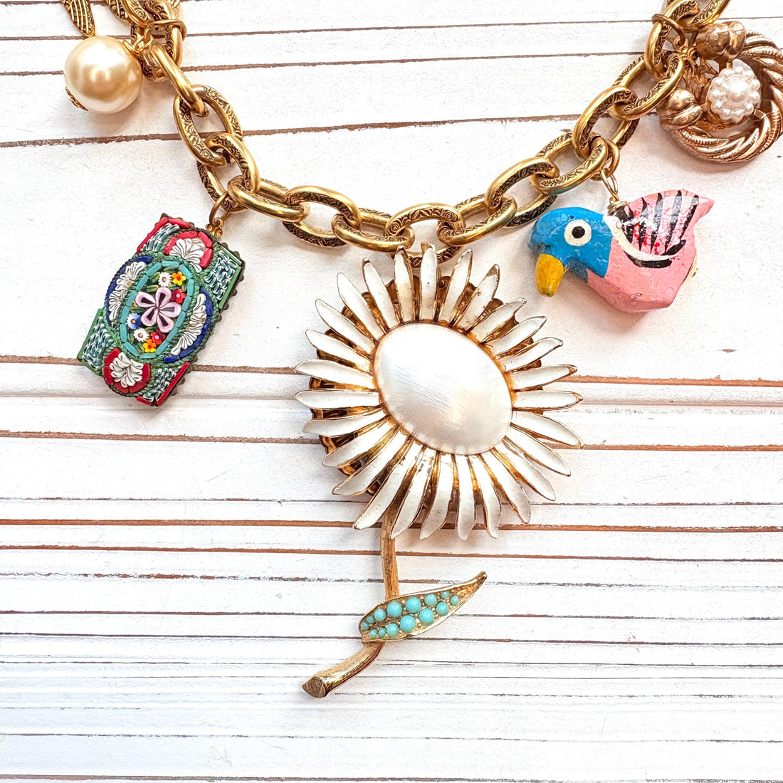 Lenora Dame Vintage Treasures Charm Necklace - One-of-a-Kind