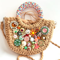 The Florence Woven Straw Handbag - One-of-a-Kind