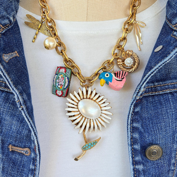 Lenora Dame Vintage Treasures Charm Necklace - One-of-a-Kind