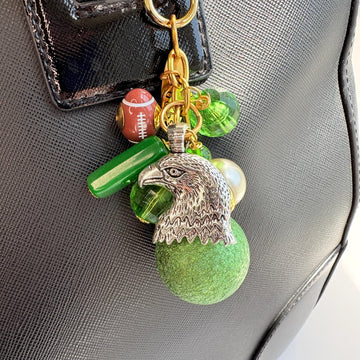 Lenora Dame Eagles Fan Bag Charm - Limited Edition