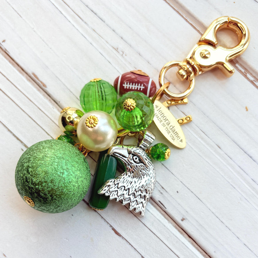 Lenora Dame Eagles Fan Bag Charm - Limited Edition