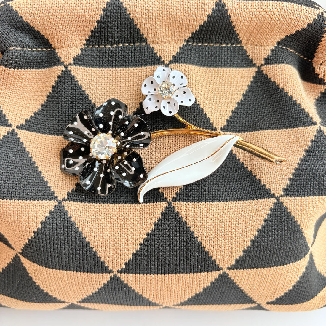 Lenora Dame Pyramids Clutch Purse - One-of-a-Kind
