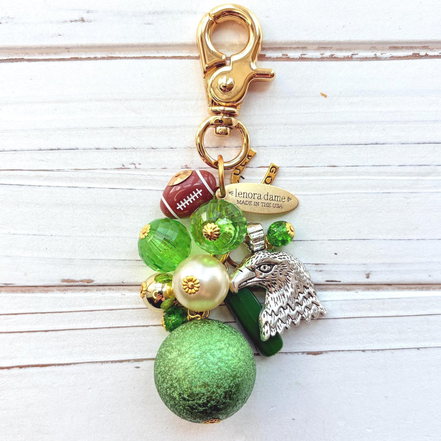 Lenora Dame Eagles Fan Bag Charm - Limited Edition