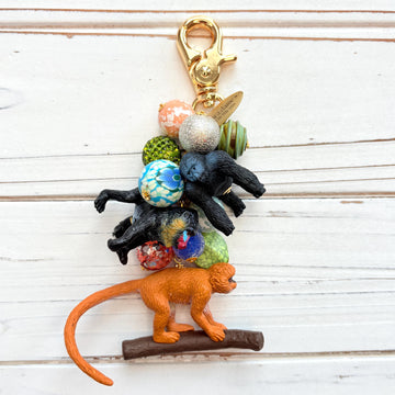 Monkey Business Bag Charm