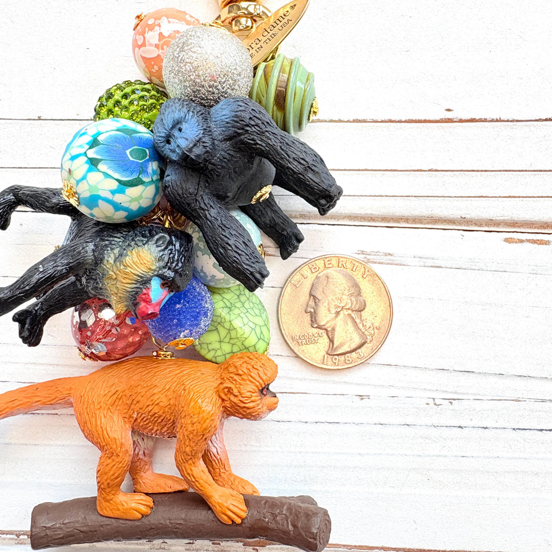 Monkey Business Bag Charm