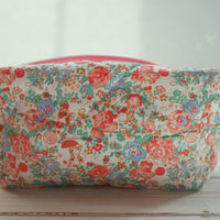 Lenora Dame One-of-a-Kind Jewel Quilted Cosmetic / Makeup bag