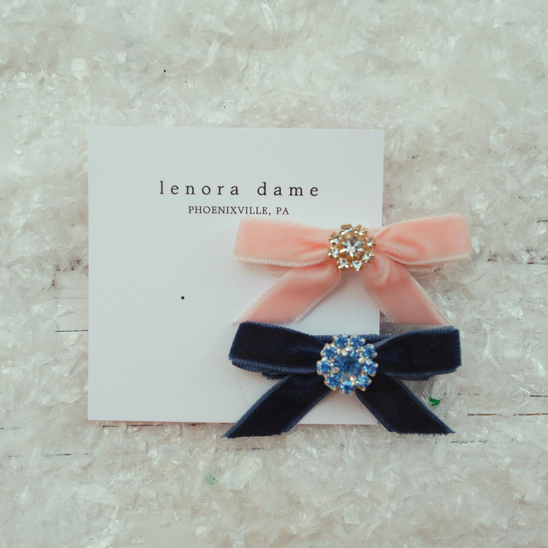 Lenora Dame One-of-a-Kind Velvet hair bow
