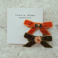 Lenora Dame One-of-a-Kind Velvet hair bow