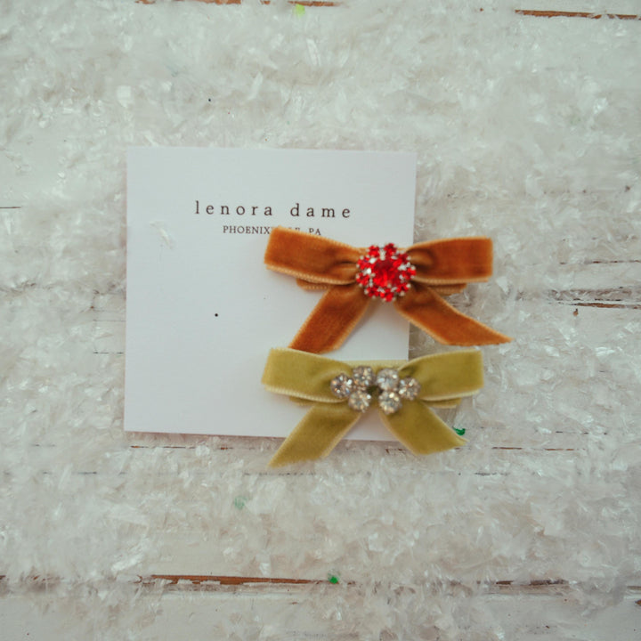 Lenora Dame One-of-a-Kind Velvet hair bow