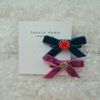 Lenora Dame One-of-a-Kind Velvet hair bow