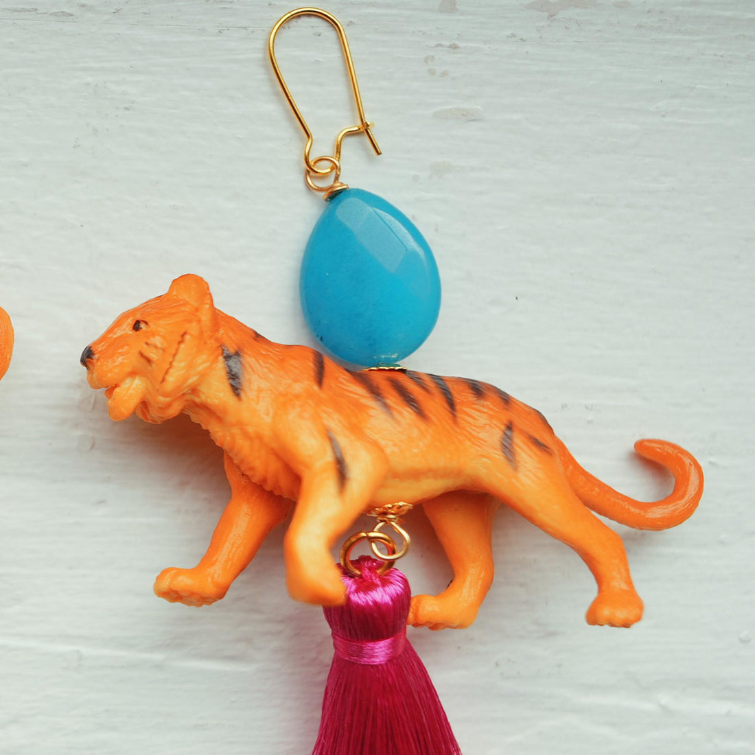 Lenora Dame Bengal Tiger Earrings