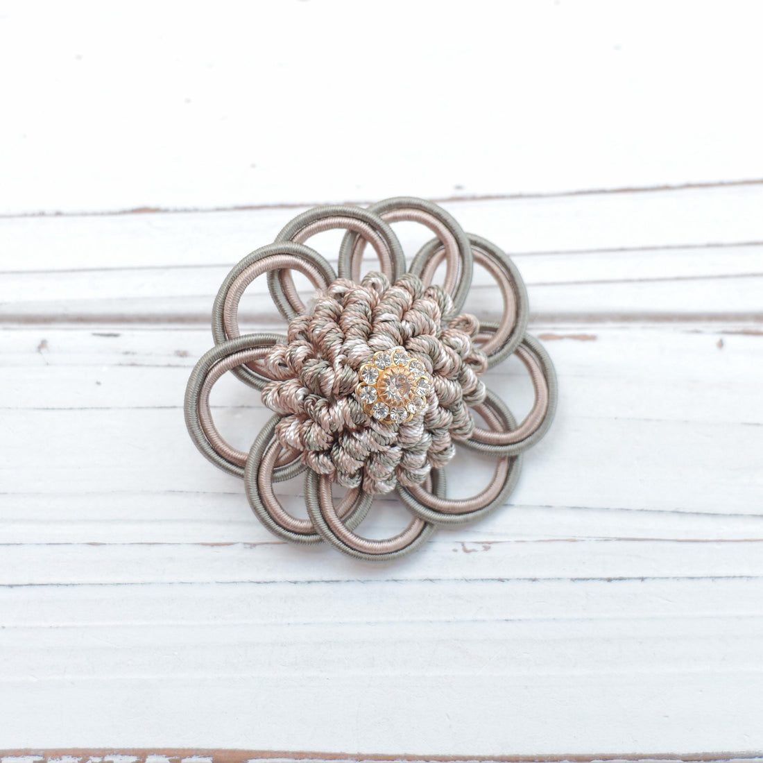 Lenora Dame One-of-a-Kind holiday brooch