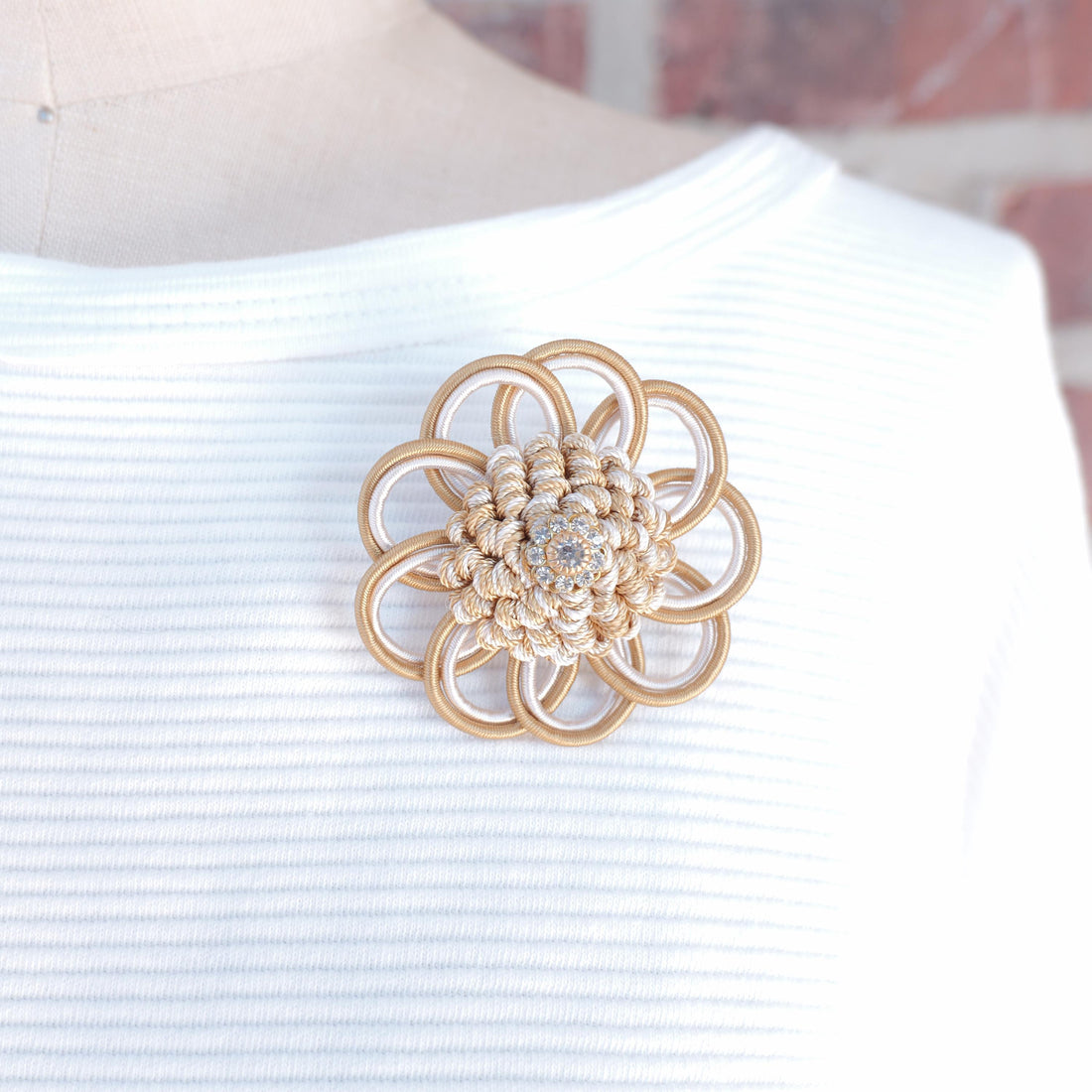 Lenora Dame One-of-a-Kind holiday brooch