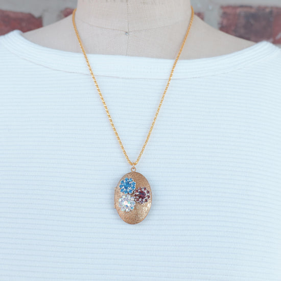 Lenora Dame One-of-a-Kind glitzy holiday Locket