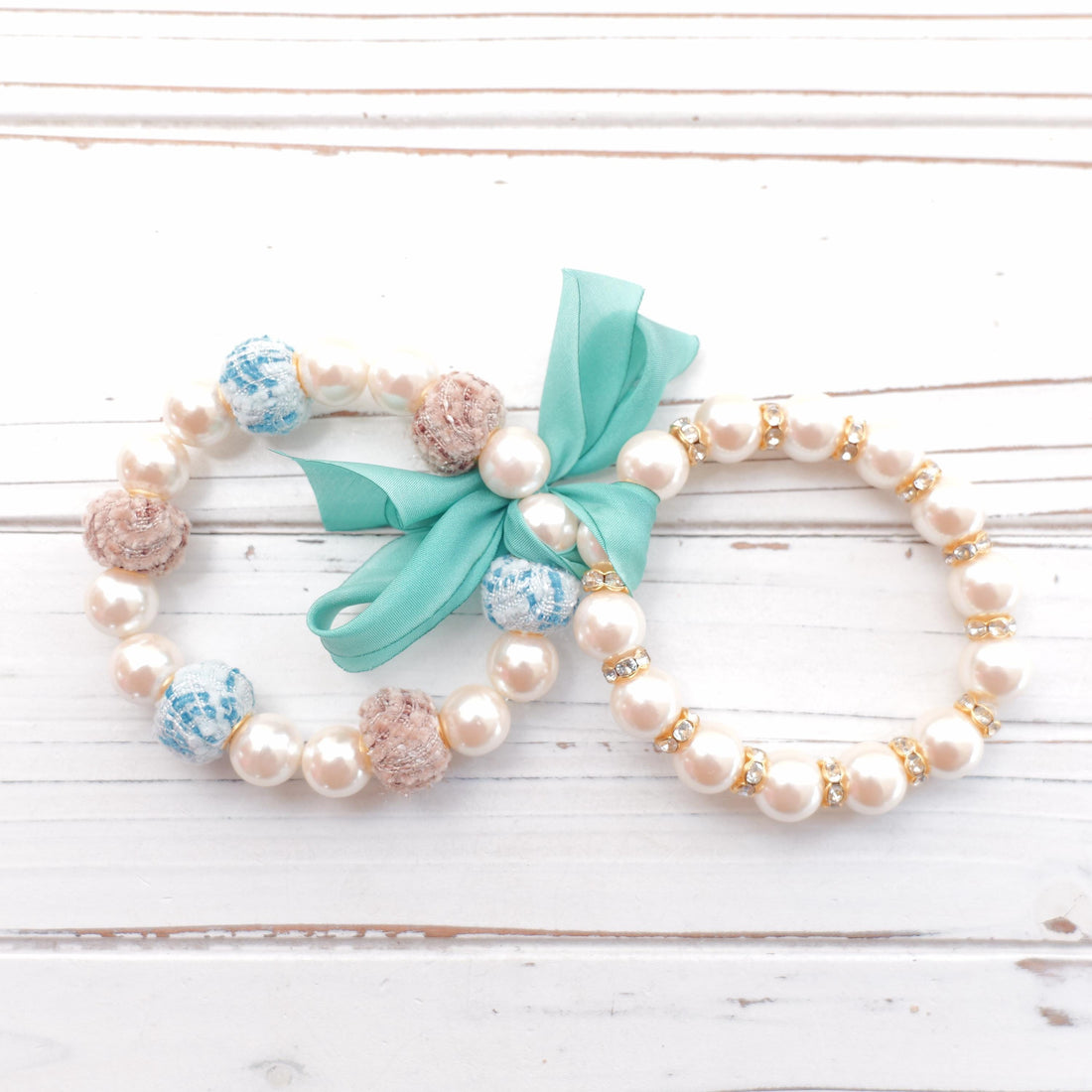 Lenora Dame Tweed Stretch Set bracelet