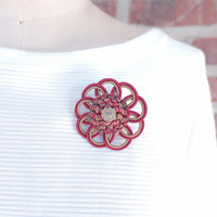 Lenora Dame One-of-a-Kind holiday brooch