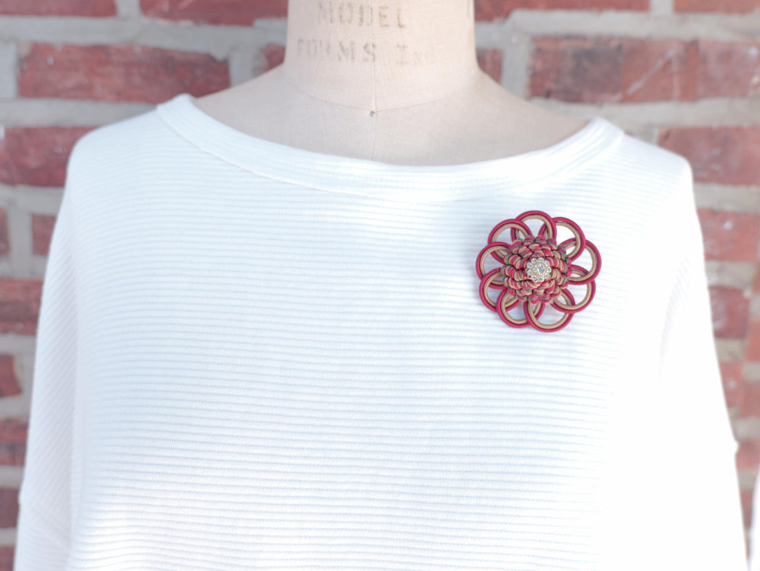 Lenora Dame One-of-a-Kind holiday brooch