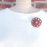 Lenora Dame One-of-a-Kind holiday brooch