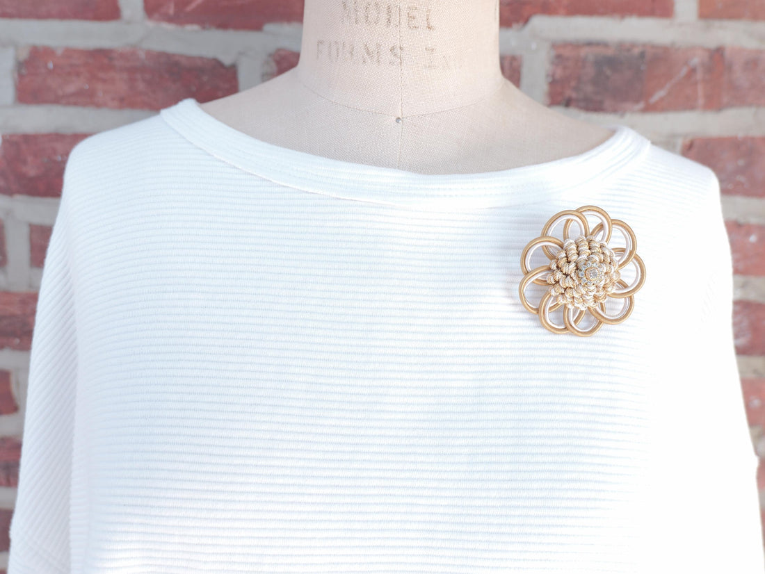 Lenora Dame One-of-a-Kind holiday brooch