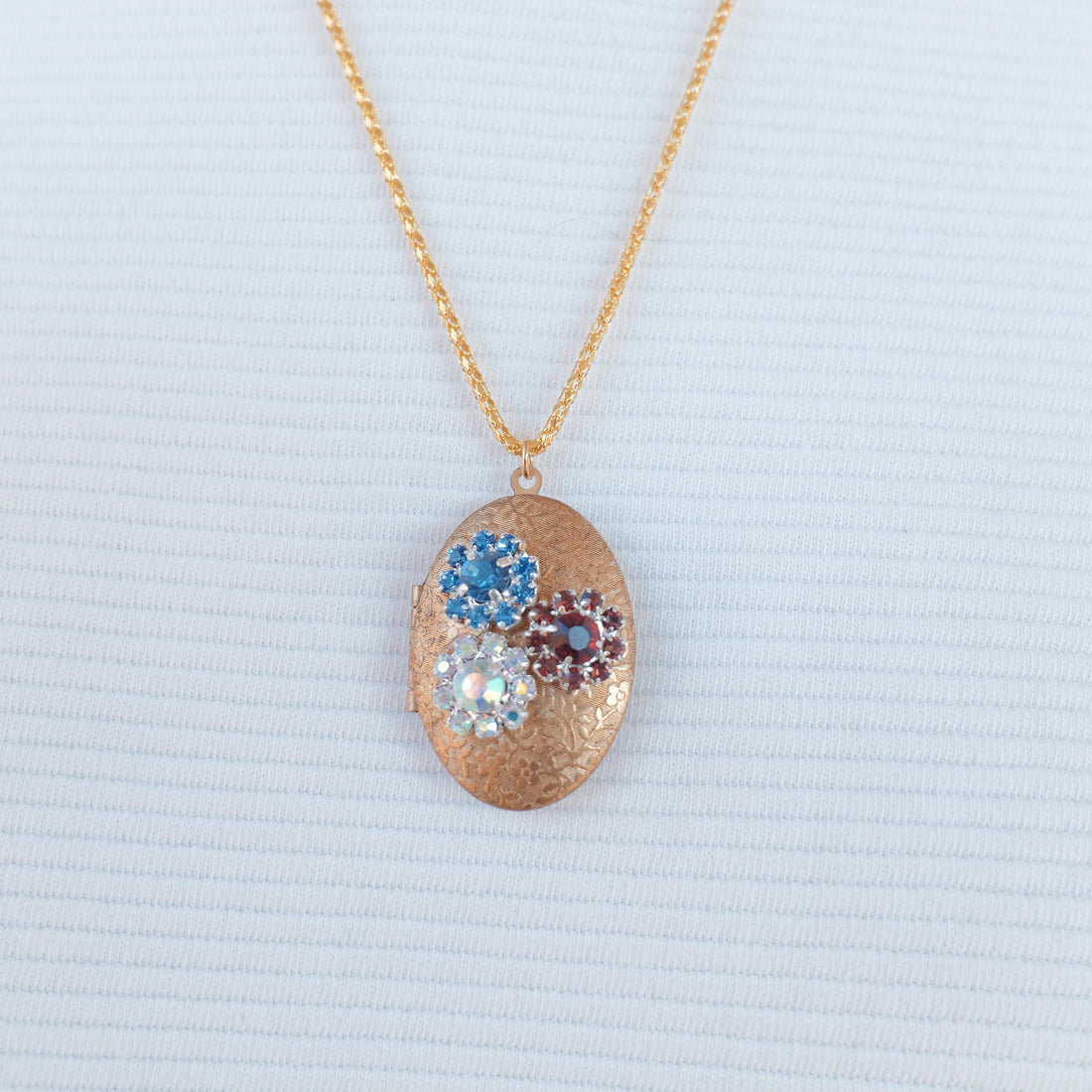 Lenora Dame One-of-a-Kind glitzy holiday Locket