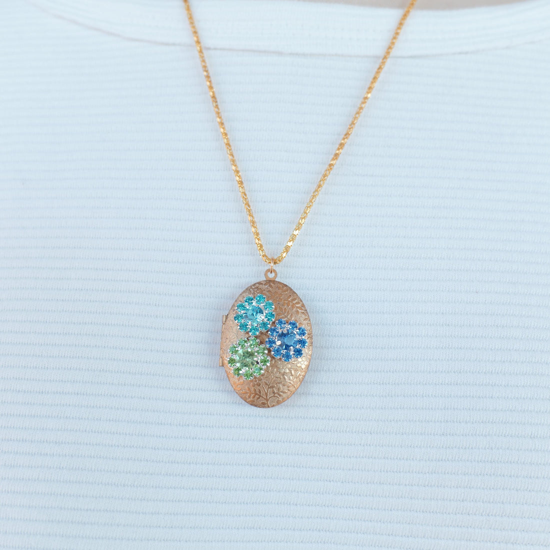 Lenora Dame One-of-a-Kind glitzy holiday Locket