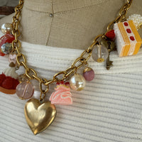 Lenora Dame Valentine's Dessert Charm Necklace