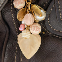Lenora Dame Opalite Heart Bag Charm