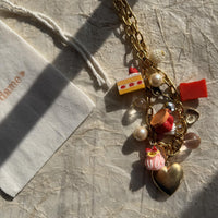 Lenora Dame Valentine's Dessert Charm Necklace