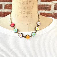 Lenora Dame Daisy Pop Necklace (Available as set)