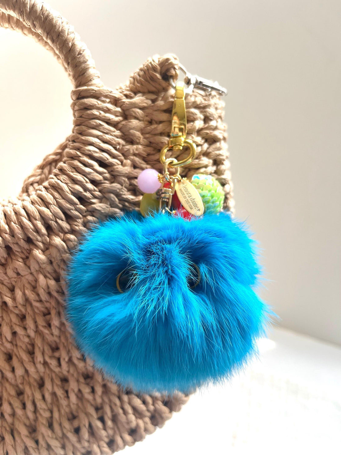 Lenora Dame Plush Monster Bag Charm - 6 Color Options!