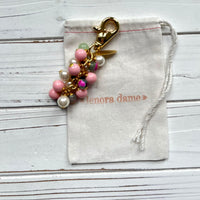 Lenora Dame Pearl and Agate Bag Charm