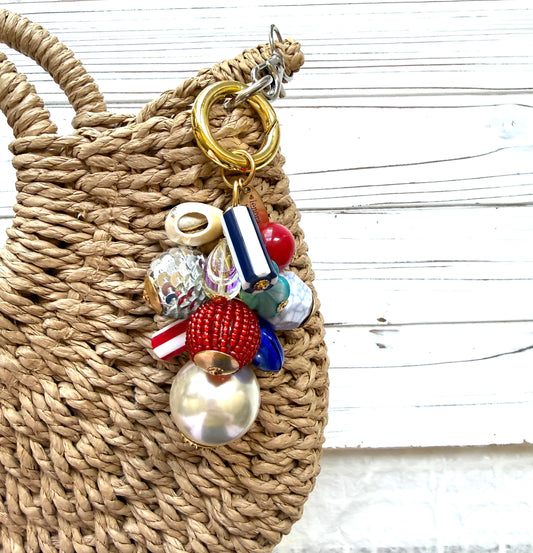 Lenora Dame 4th of July Bag Charm