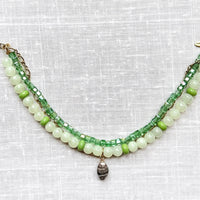 Lenora Dame Ankle Bracelet-Green