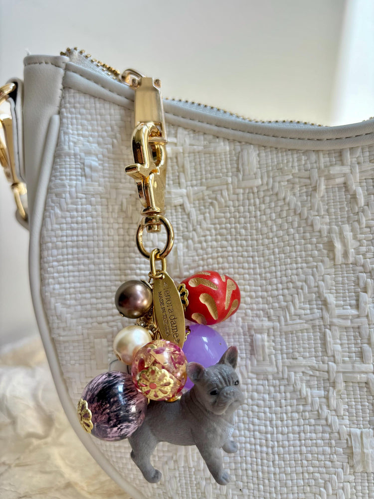 One-Of-A-Kind! Lenora Dame French Bulldog Puppy Bag Charm