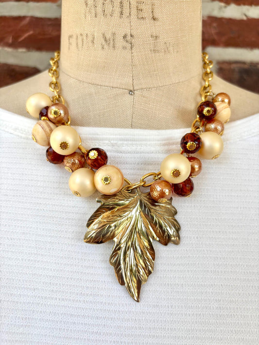 Lenora Dame Autumn Pearl Necklace