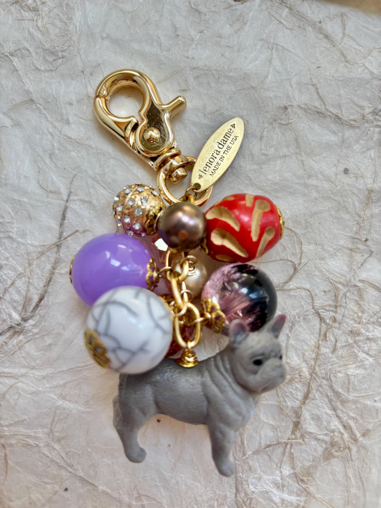 One-Of-A-Kind! Lenora Dame French Bulldog Puppy Bag Charm
