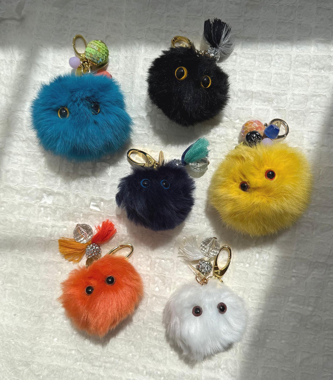 Lenora Dame Plush Monster Bag Charm - 6 Color Options!
