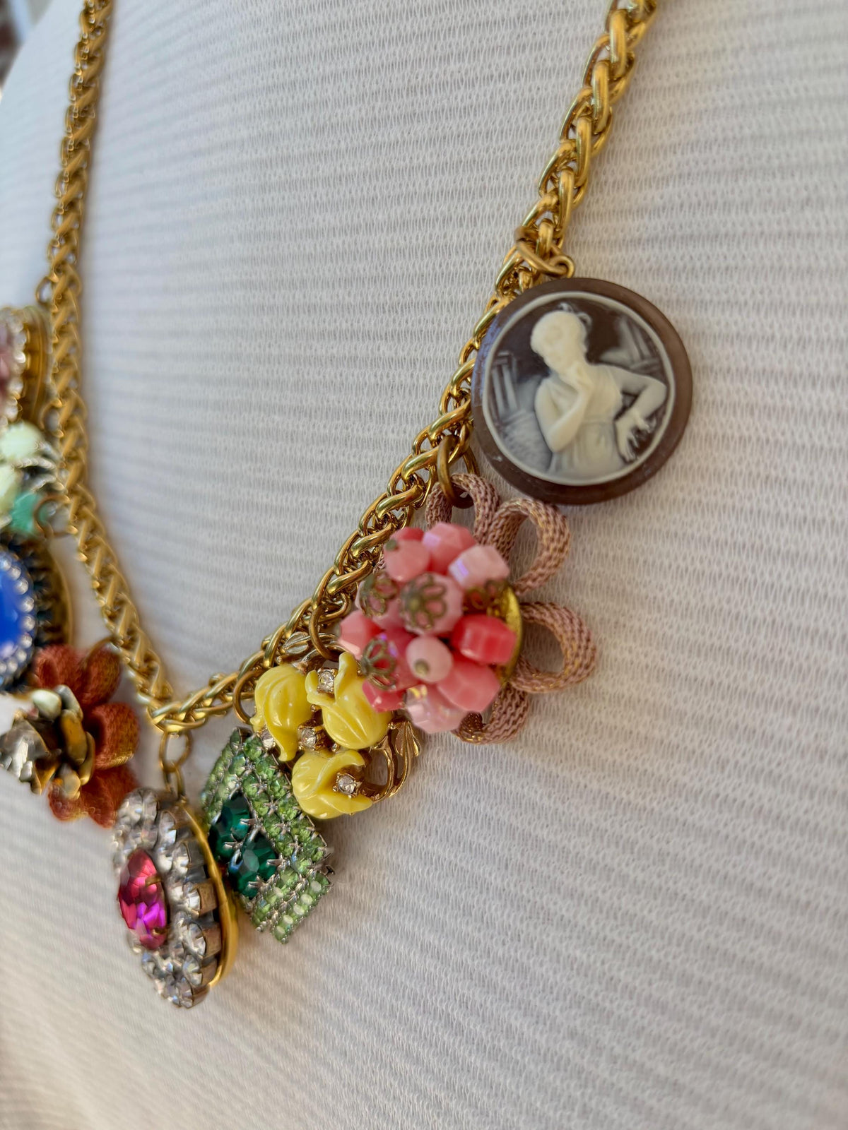 Lenora Dame Vintage Charm Necklace #1 - One-of-a-Kind!
