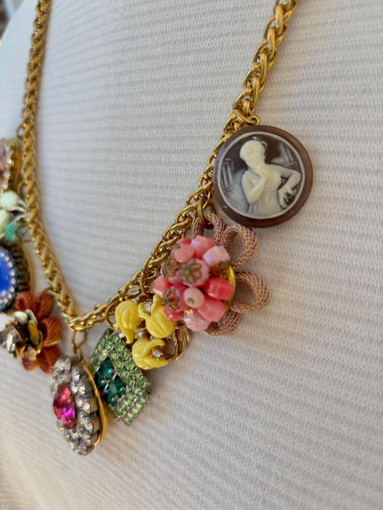 Lenora Dame Vintage Charm Necklace #1 - One-of-a-Kind!
