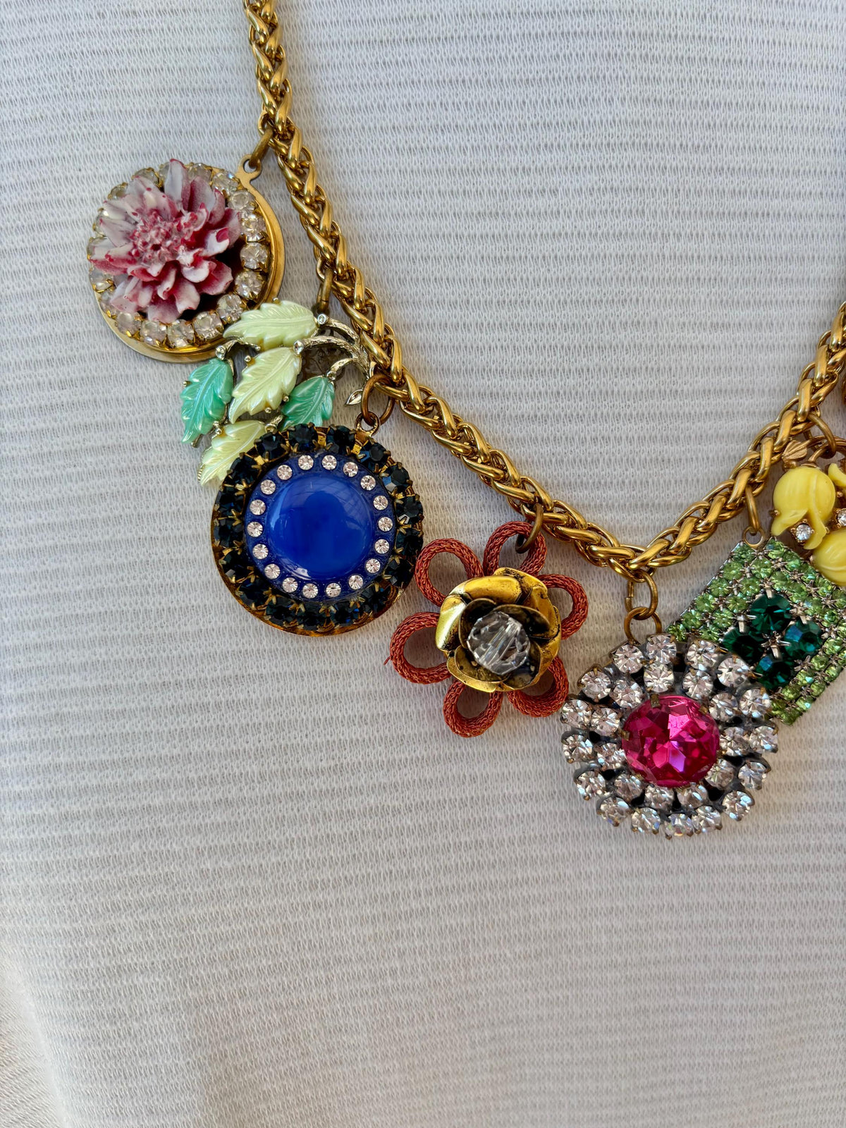 Lenora Dame Vintage Charm Necklace #1 - One-of-a-Kind!
