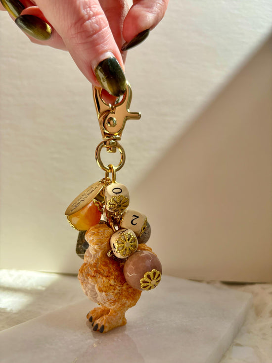 NEW! Lenora Dame Silkie Chicken Bag Charm