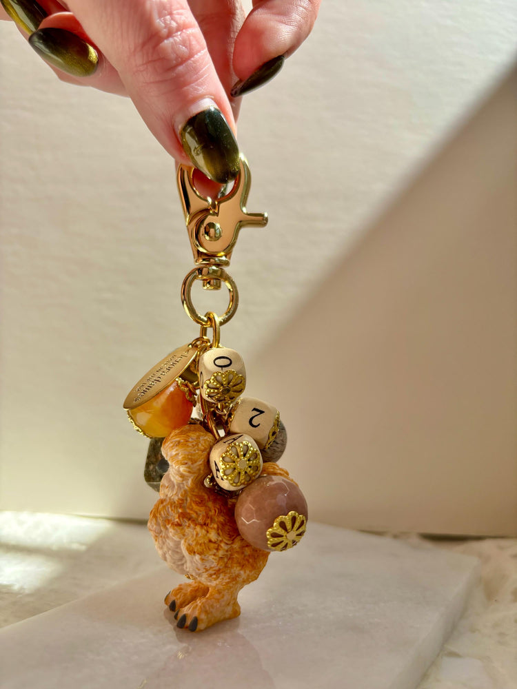 NEW! Lenora Dame Silkie Chicken Bag Charm