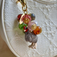 NEW! Lenora Dame Barred Rock Chicken Bag Charm