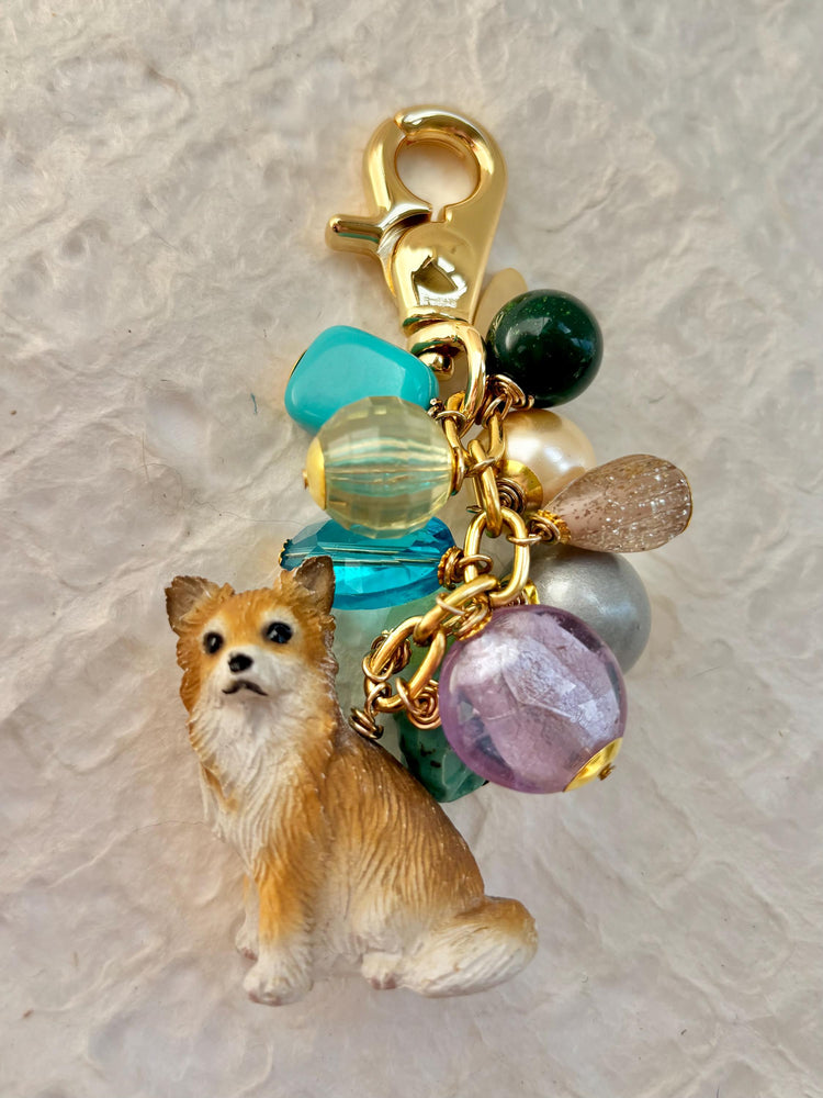 One-Of-A-Kind! Long Haired Chihuahua Bag Charm