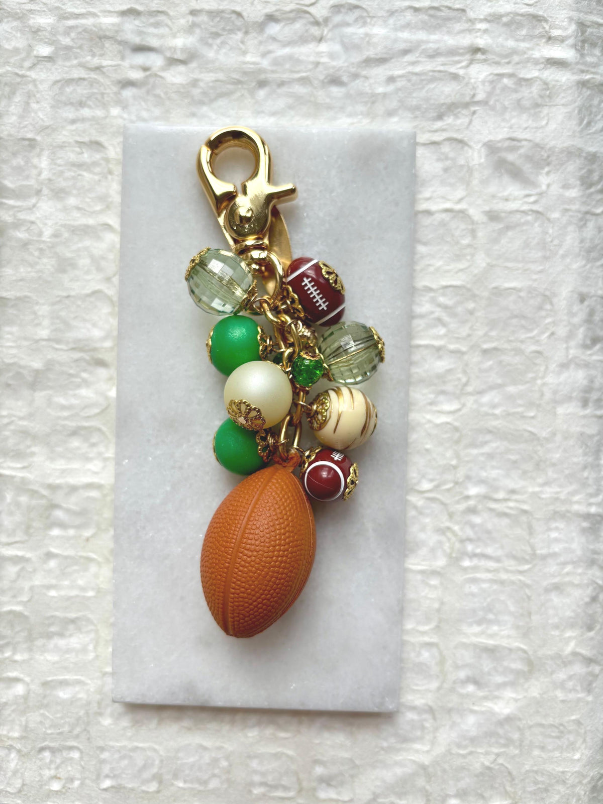 Lenora Dame Philadelphia Football Bag Charm