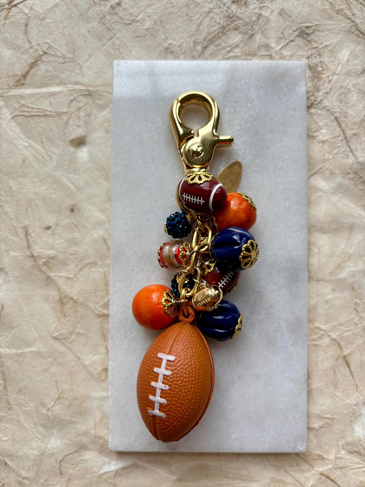 Lenora Dame Chicago Football Bag Charm
