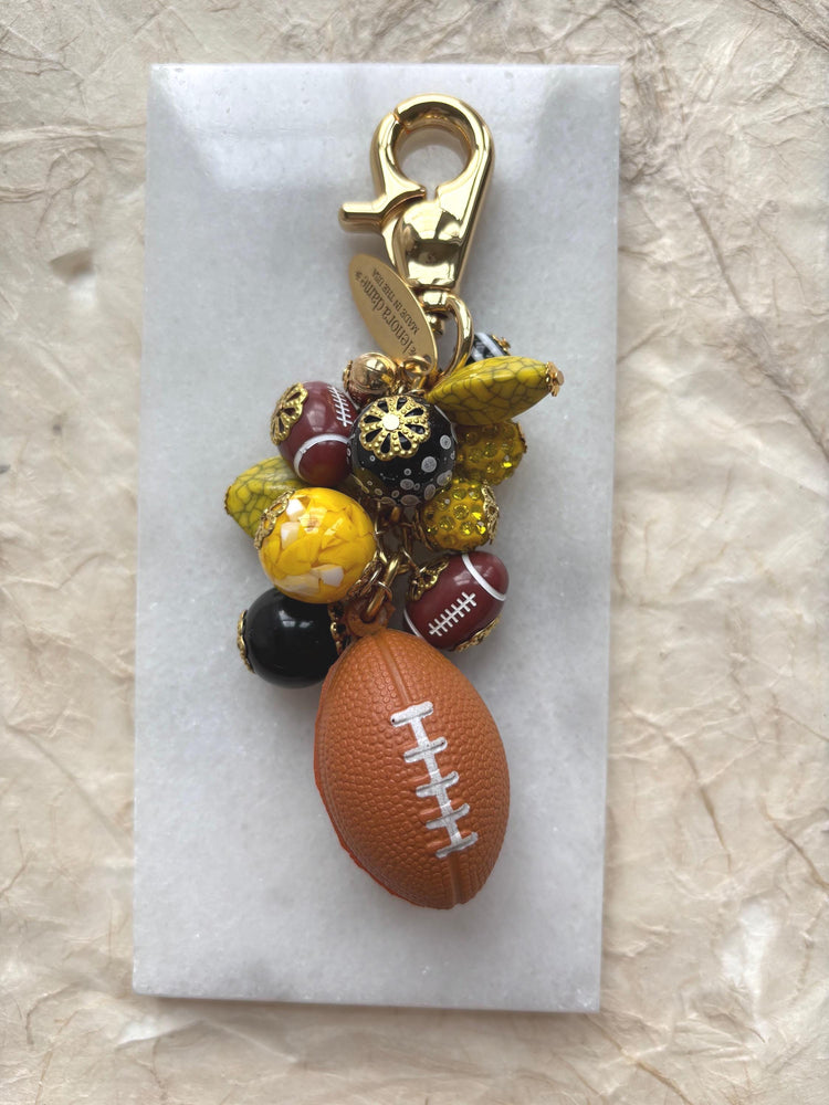 Lenora Dame Pittsburgh Football Bag Charm