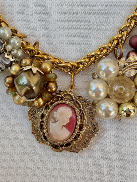 Lenora Dame Vintage Charm Necklace #5- One-of-a-Kind!