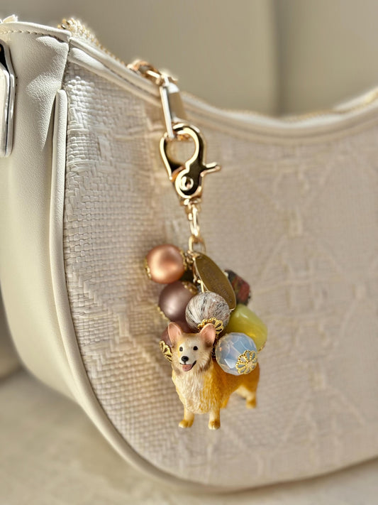 NEW! Lenora Dame Pembroke Welsh Corgi Purse Charm